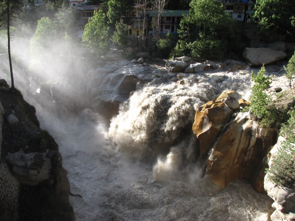 waterfall birthplace of the ganges